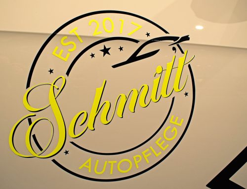 Designfolierung Golf7R Schmitt Autopflege